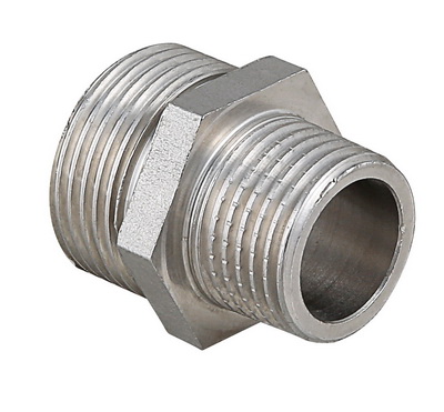 Ниппель VALTEC переходной 1 1/4 х 3/4 наружная резьба, никелированная латунь Ниппель VALTEC переходной 1 1/4 х 3/4 наружная резьба, никелированная латунь