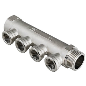 Коллектор VALTEC 3/4х4 вых. 1/2 вн. Коллектор VALTEC 3/4х4 вых. 1/2 вн.