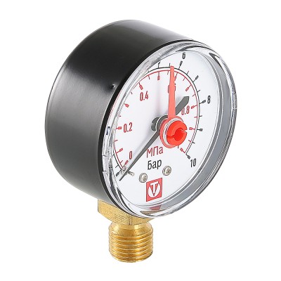 Манометр VALTEC VT.TM50 Dy 50 с нижним подключением 1/4 , 0-10 бар (для самоочищающегося фильтра) Манометр VALTEC VT.TM50 Dy 50 с нижним подключением 1/4 , 0-10 бар (для самоочищающегося фильтра)