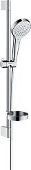 Душевой набор Hansgrohe Croma Select S Vario и мыльницей Casetta, белый/хром 26566400