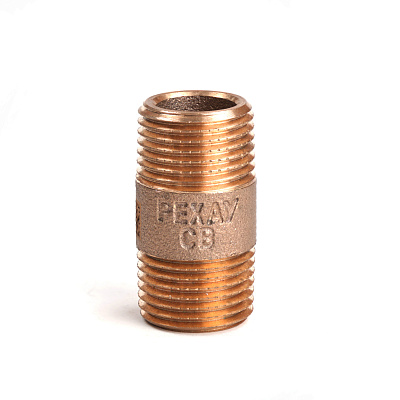 Удлинитель РЕХАУ бронзовый AURLINE, НР-НР, R1/2 x 40 мм, RX+ (18752041040) Удлинитель РЕХАУ бронзовый AURLINE, НР-НР, R1/2 x 40 мм, RX+ (18752041040)