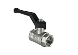 Кран шаровой Valfex латунный DeltaPro для воды 1/2 ВР/ВР рычаг, НИКЕЛИР-Й