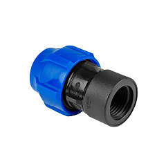 Муфта Valfex ПНД компрессионная соединительная c внутренней резьбой 40х1 1/2
