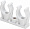 Трубный фиксатор Viega 15 сдвоенный из пластмассы