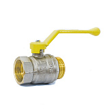 Кран шаровой LD 47.50.B-Н.Р.GAS газовый, внутренняя-наружная резьба, 2, рычаг