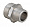 Ниппель VALTEC переходной 2 х 3/4 наружная резьба, никелированная латунь