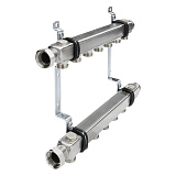 Коллектор TECE для систем отопления без вентилей 1х3/4ЕК 4 контура, квадратное сечение