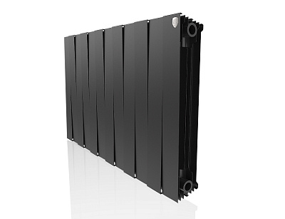 Биметаллический секционный радиатор отопления Royal Thermo PianoForte Noir Sable 500 / 12 секций Биметаллический секционный радиатор отопления Royal Thermo PianoForte Noir Sable 500 / 12 секций