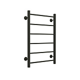 Полотенцесушитель водяной Термодизайн STEEL Q (лесенка) W=500, H=600 (6 перекладин) 1/2 ВР черный бархат