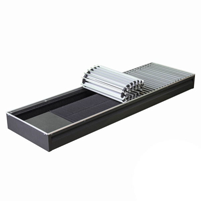 Внутрипольный конвектор с естественной конвекцией КЗТО Бриз 300х120х1200