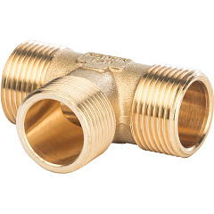 Тройник Stout наружная резьба 1/2, арт. SFT-0017-121212