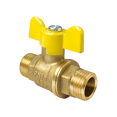 Кран шаровой Valfex VF.279.LB3.012 для газа НР/НР ручка-бабочка, 1/2 Кран шаровой Valfex VF.279.LB3.012 для газа НР/НР ручка-бабочка, 1/2