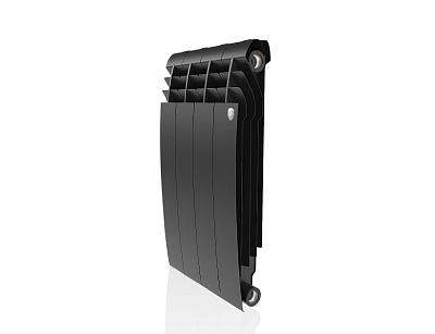 Биметаллический секционный радиатор отопления Royal Thermo Biliner Noir Sable 500 / 4 секции Биметаллический секционный радиатор отопления Royal Thermo Biliner Noir Sable 500 / 4 секции