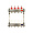 Коллекторная группа UNI-FITT 1 х 5 вых 3/4 с расходомерами и термостатическими вентилями 450B, нерж. сталь