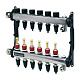 Коллектор TECE TECEfloor для поверхностного отопления 1 x 16 push-fit, 2 контура