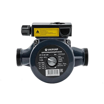 Насос циркуляционный UNIPUMP CP 25-80 180 Насос циркуляционный UNIPUMP CP 25-80 180