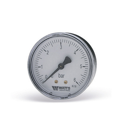 Манометр Watts F+R100 50/10, аксиальный Манометр Watts F+R100 50/10, аксиальный
