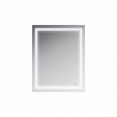 Зеркало настенное AM.PM Gem с LED-подсветкой по периметру, 55 см