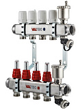 Коллекторная группа VALTEC НЕРЖ со встр. расх. в сборе, 1х10 вых. Евроконус 3/4 VTc.586.EMNX.0610