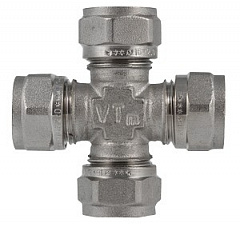 Крестовина обжимная VALTEC 20х16х20х16, VTm.341.N.201620