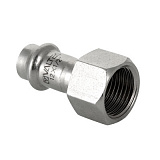 Соединитель VALTEC из нержавеющей стали, внутренняя резьба 18 x 1/2