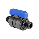 Кран шаровой Valfex ПНД компрессионный НР/НР разборный 1x3/4 Ду26