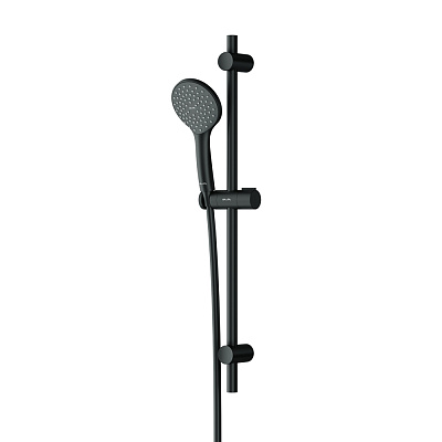 Душевой гарнитур AM.PM Gem: р/душ 1 реж., 110, штанга 700, шланг 1750, черный
