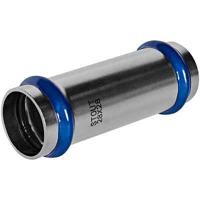Муфта надвижная Stout из нержавеющей стали 28 ВПр (SSS-2019-000028) Муфта надвижная Stout из нержавеющей стали 28 ВПр (SSS-2019-000028)