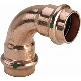 Отвод 90 медный Viega Profipress с SC-Contur d=42 (арт. 291 709)