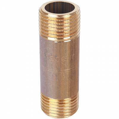 Удлинитель Stout 1x400мм из латуни, резьба наружная