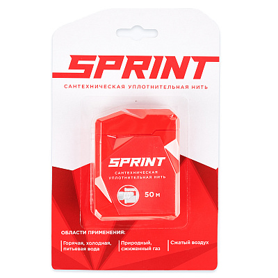 Уплотнительная нить Сантехмастер SPRINT сантехническая 50 метров бокс, блистер Уплотнительная нить Сантехмастер SPRINT сантехническая 50 метров бокс, блистер