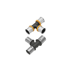 Тройник переходной KAN-therm PPSU с пресс-кольцом 26х20х26