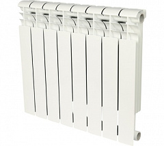 Биметаллический секционный радиатор отопления Rommer Profi Bm 350 (Bi 350-80-150) / 10 секций