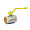 Кран шаровой LD 47.32.B-B.Р.GAS газовый, внутренняя резьба, 1 1/4, рычаг