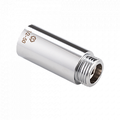 Удлинитель MVI хромированный, резьба ВР-НР 1/2 x 10 mm, DN15, латунь