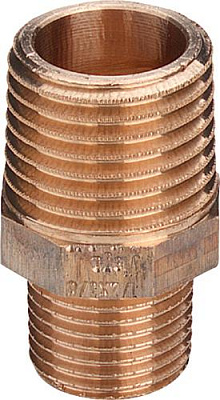 Ниппель Viega редукционный R-резьба бронза модель 3245 1 1/2x1 1/4 арт 269159