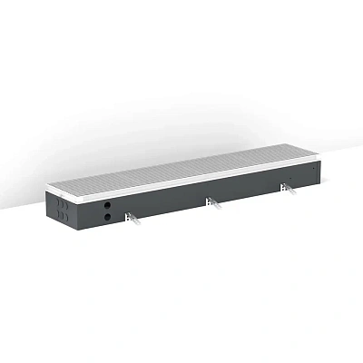 Внутрипольный конвектор с естественной конвекцией Jaga Rus Mini Canal с решеткой SNA H09 L230 T26