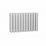 Стальной трубчатый радиатор отопления КЗТО Гармония С40 2, двухтрубный, 300 15 секций