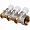 Коллектор Stout с регулировочными вентилями 1x1/2 с 3 отводами, SMB 6851 011203