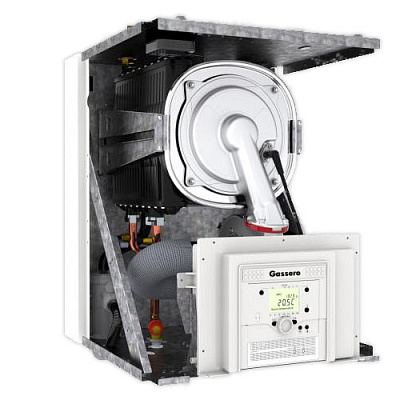 Настенный газовый конденсационный одноконтурный котел отопления Gassero Wallcon Xtreme 180 кВт