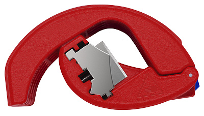 труборез KNIPEX для пластиковых труб и уплотнительных втулок, 20-50 мм / толщина max 2.4 мм, BK