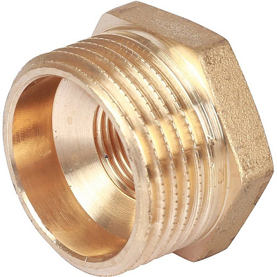Футорка Stout с внутренней-наружной резьбой 1x3/8, арт.SFT-0028-000138