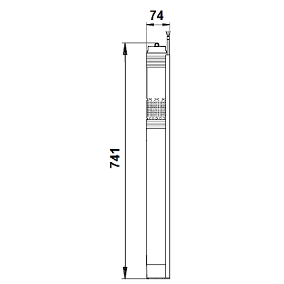Скважинный насос Grundfos SQ 1-35