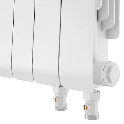 Биметаллический секционный радиатор отопления Royal Thermo Infinity 300 V Белый / 6 секций