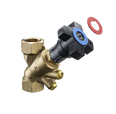 Регулирующий вентиль Oventrop Hydrocontrol VTR, ВР-ВР, DN 15, PN 16, с заглушками
