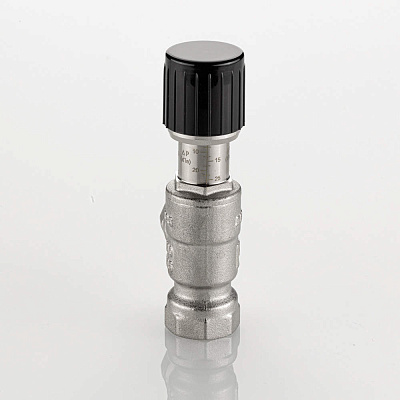 Клапан перепускной VALTEC угловой 1/2 (5-25 кПа) (VT.665.N.0401)