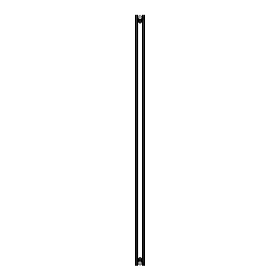Стальной трубчатый радиатор отопления Royal Thermo Shift R22 C2180 - 06 секций RAL9005m (черный)